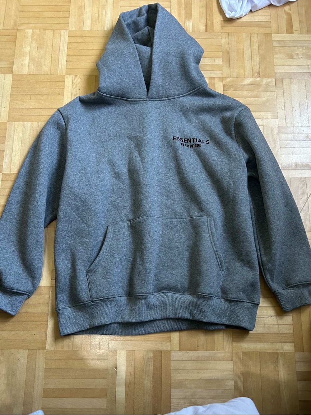 Fear of God ESSENTIALS Heather Gray Hoodie